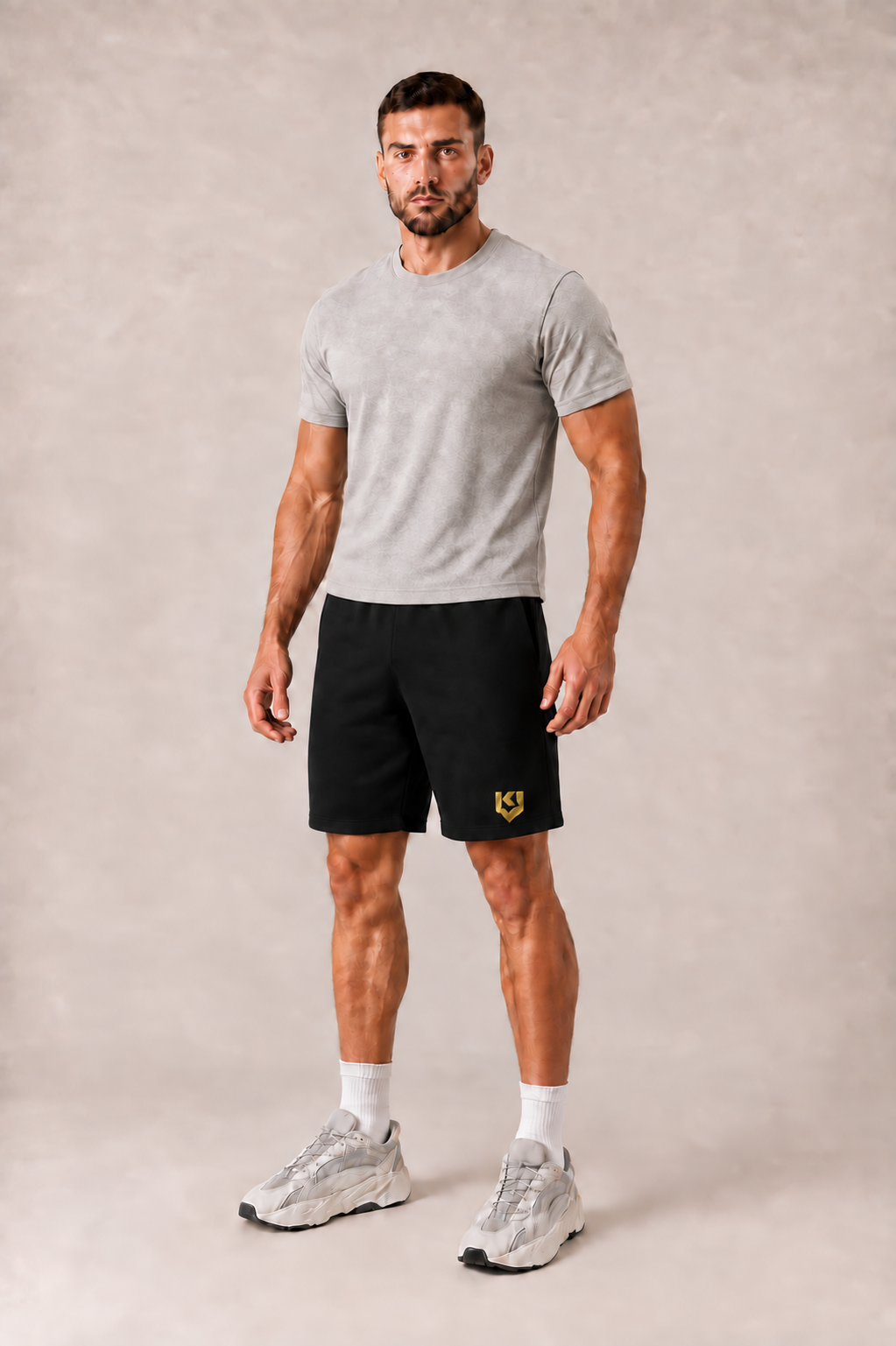 Мужские шорты KIT PERFORMANCE SHORTS, чёрный, основной ракурс на модели